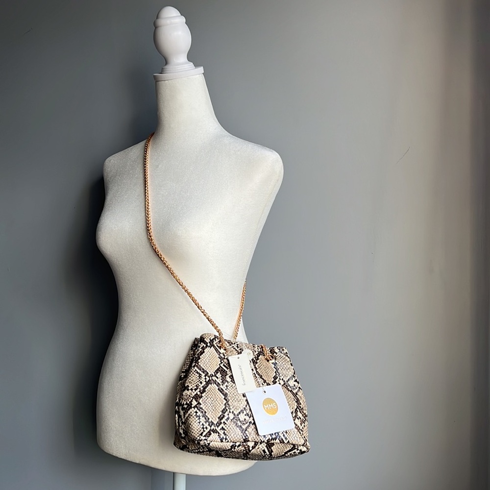 NWT Francesca’s Faux Snakeskin Bag - Picture 11 of 12